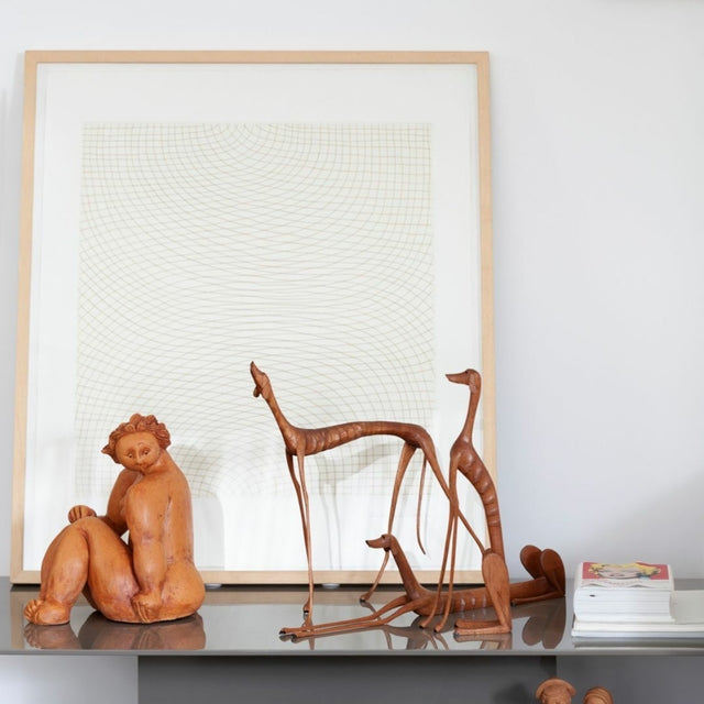 Wooden Sculpture — Baleia the Dog