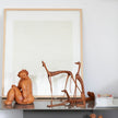 Wooden Sculpture — Baleia the Dog