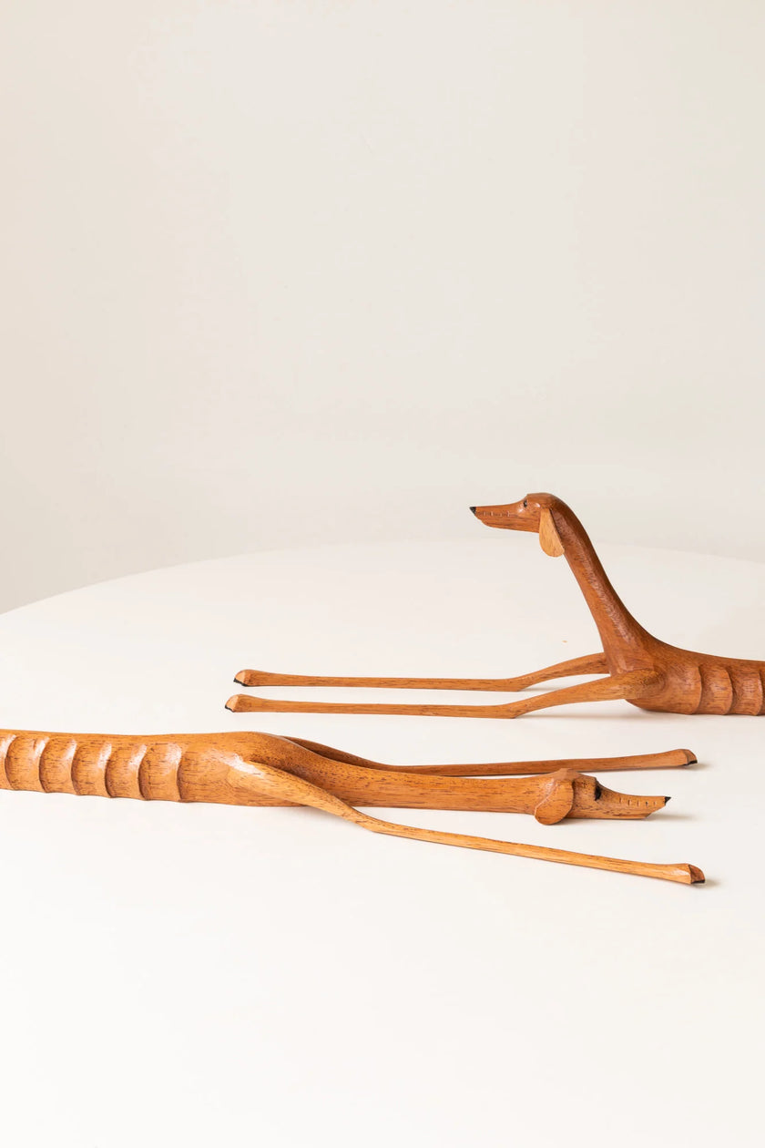 Wooden Sculpture — Baleia the Dog