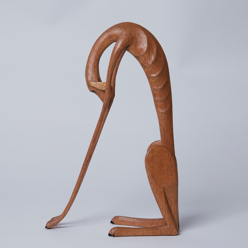 Wooden Sculpture — Baleia the Dog