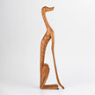 Wooden Sculpture — Baleia the Dog