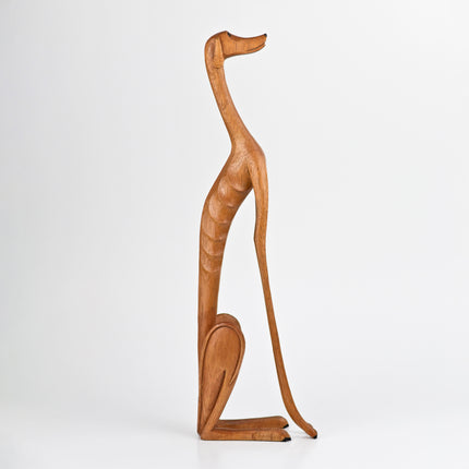 Wooden Sculpture — Baleia the Dog
