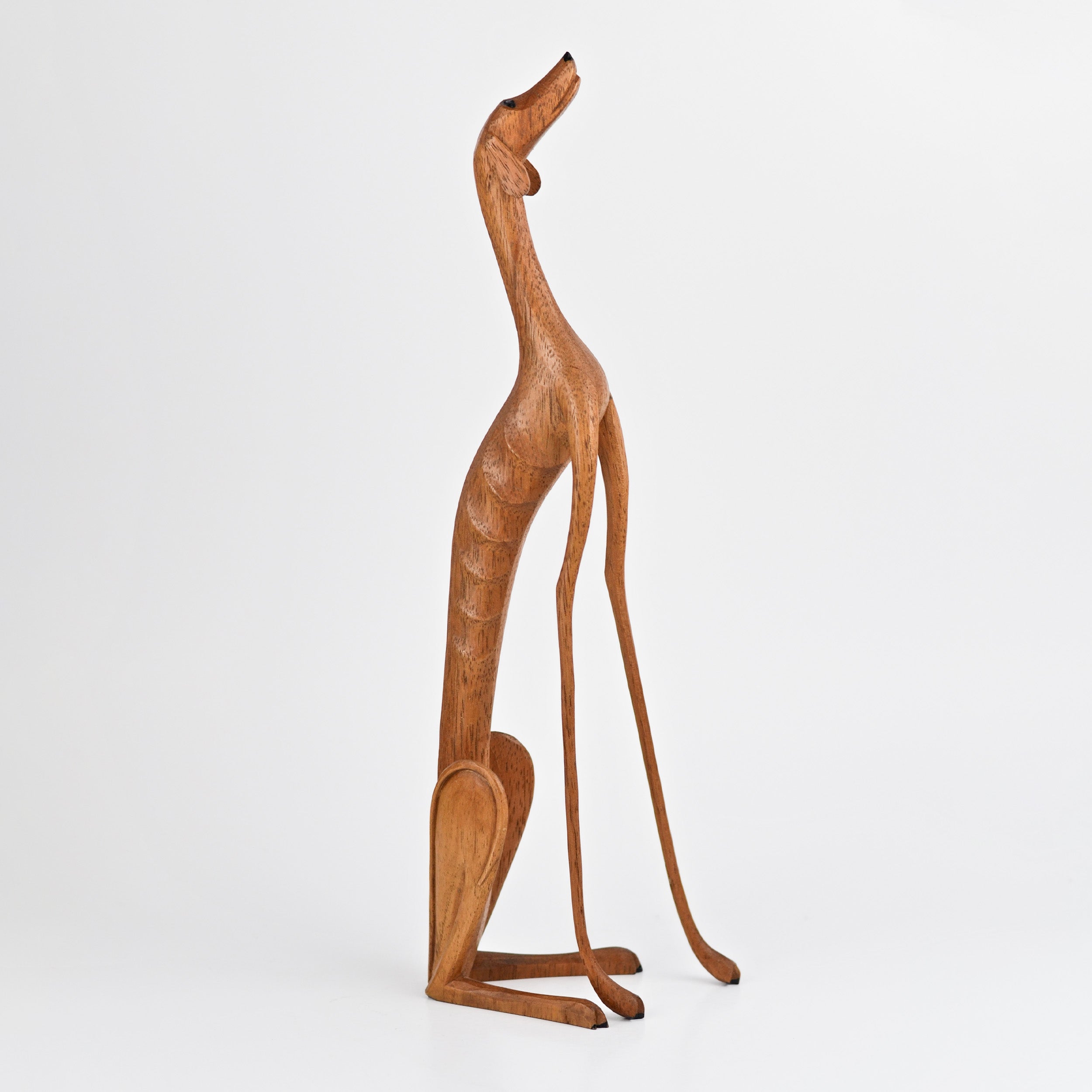 Wooden Dog Sculpture Baleia - Marcos de Sertânia