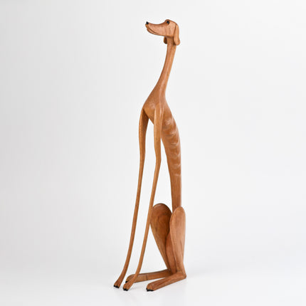 Wooden Sculpture — Baleia the Dog