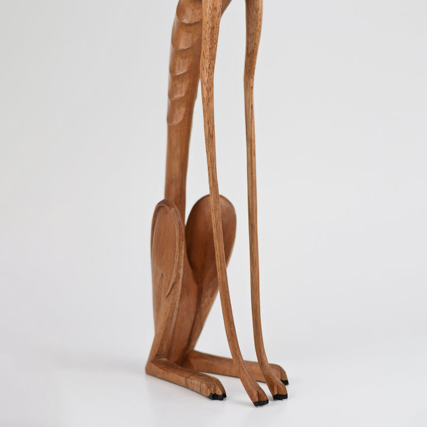 Wooden Dog Sculpture Baleia - Marcos de Sertânia