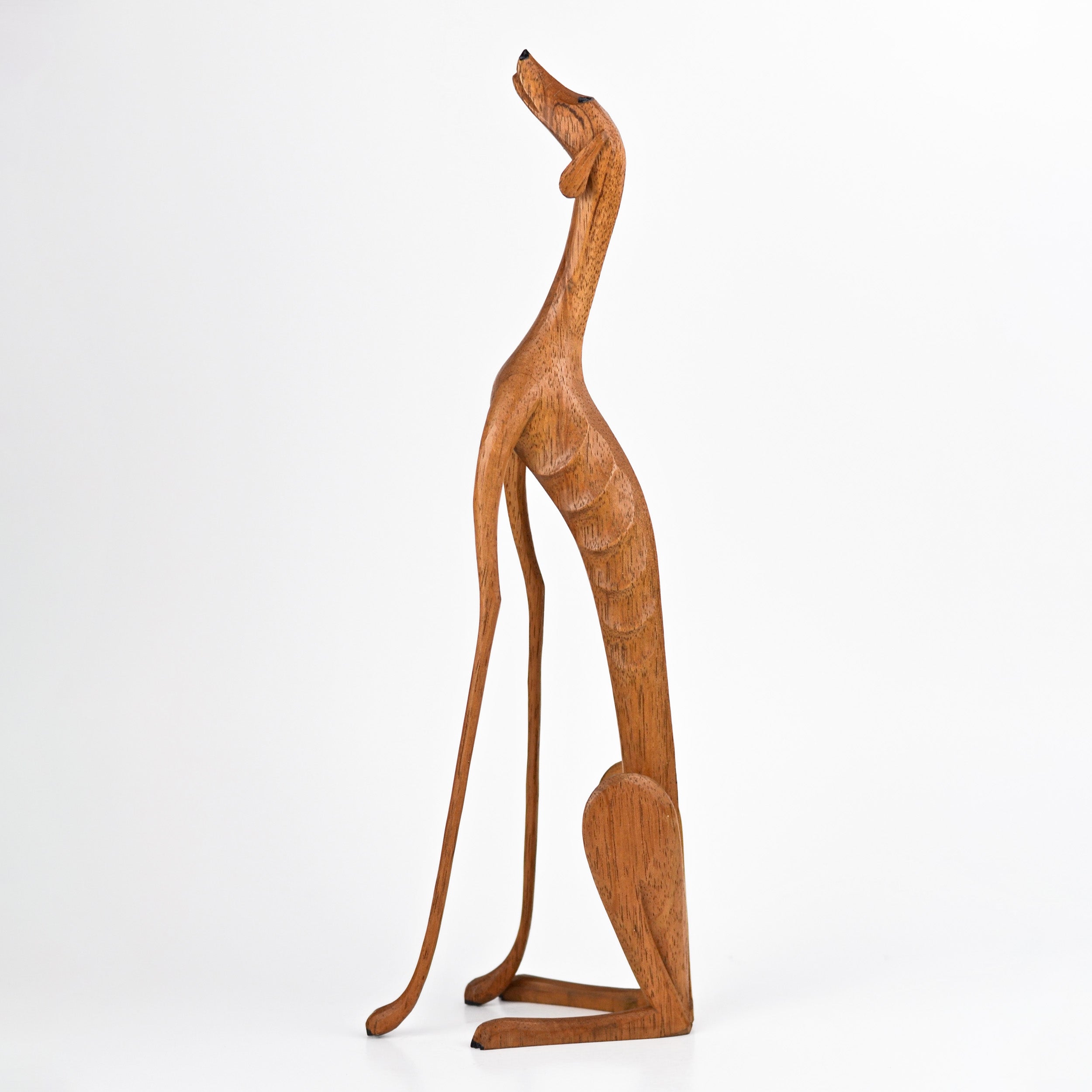 Wooden Dog Sculpture Baleia - Marcos de Sertânia