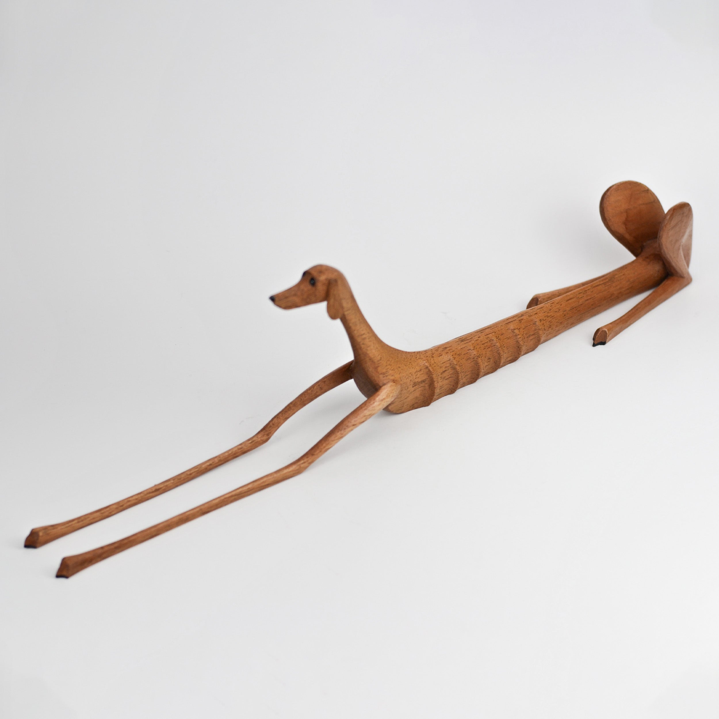 Wooden Sculpture — Baleia the Dog