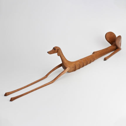 Wooden Sculpture — Baleia the Dog