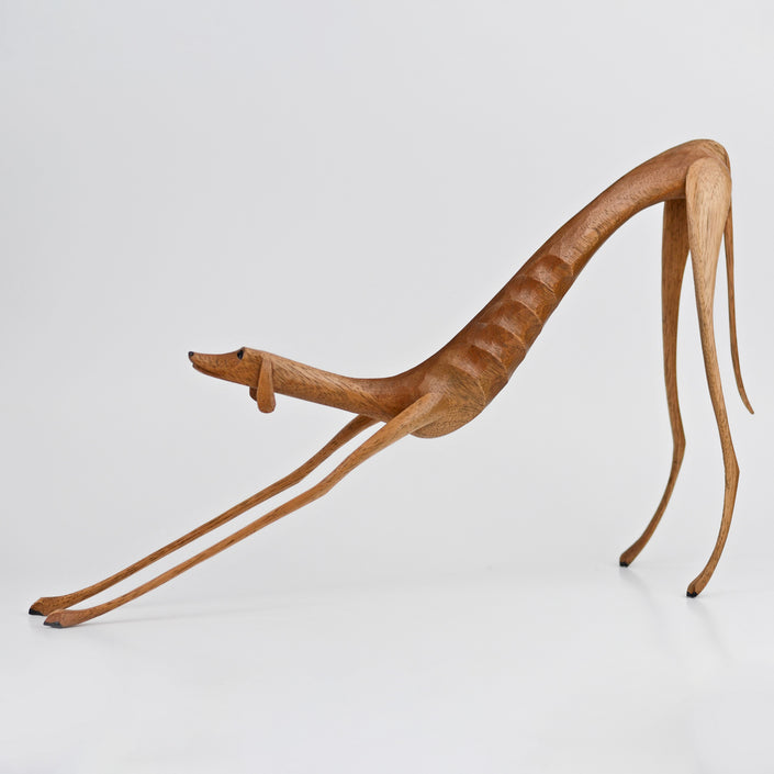 Wooden Dog Sculpture (Baleia) - Marcos de Sertânia